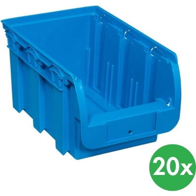 Allit Plastový box Compact 154 x 235 x 125 mm 20 ks modrý