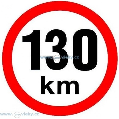 Tanatech Samolepka rychlost 130 km/hod – Zboží Dáma