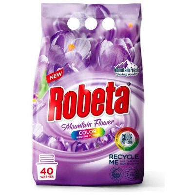 Robeta Mountain Flower prací prášek na barevné prádlo 3 kg 40 PD