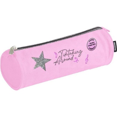 Unkeeper Ученически несесер Unkeeper - Tiktoking Around, Розов (DKT64835)