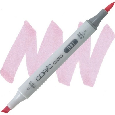 Lihová fixa COPIC Ciao oboustranná Brush & Chisel, Rose pink (R81)