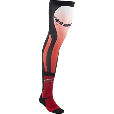 Alpinestars ponožky pod ortézy KNEE BRACE 2025 nadkolienky red/white/black
