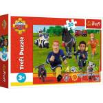 Trefl - Puzzle Ready to help Fireman Sam 30 dielikov - 1 - 39 piese