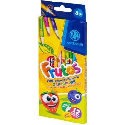 Astra Fun Frutos trojúhelníkové barevné pastelky sada 12 kusů 312024002