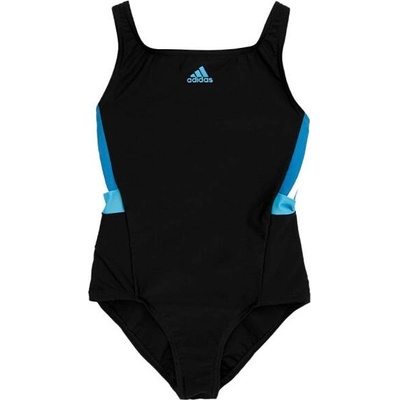 Adidas Performance 3-Stripes Swimsuit Black/Blue