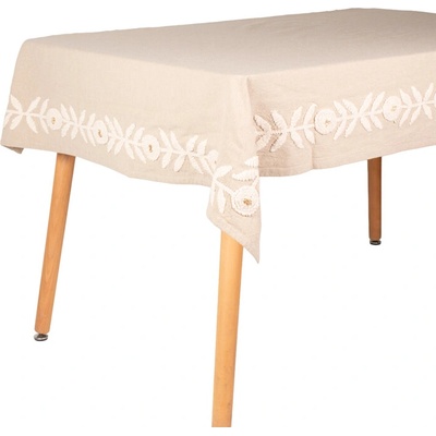 Takoy Bavlněný ubrus 130x205 s výšivkou BOHO COLLECTION-HT-01080 | 130 x 205 cm
