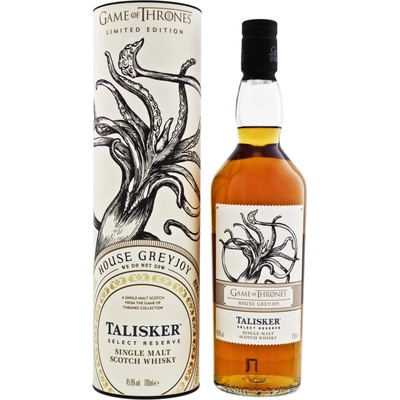 Talisker GAME OF THRONES House Greyjoy Single Malt Whisky 45,8% 0,7 l (tuba)