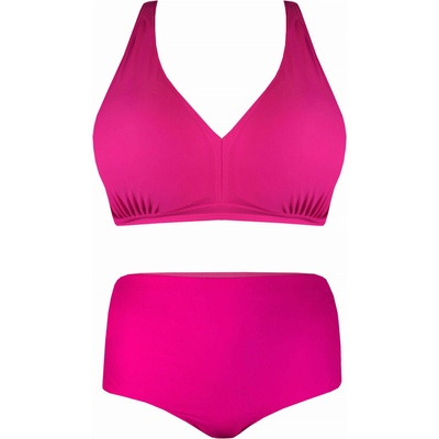 Gerrard Pink plavky pre plnoštíhle S973 ružová