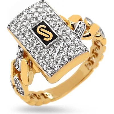 iZlato Forever Monaco chain ring Classic Alternate Pavé link IZ31219