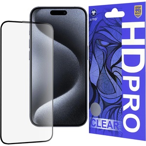 LITO Протектор за iPhone 15 Pro - Lito HD Pro Clear - черен