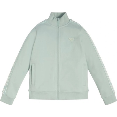 GUESS Едноцветен суичър за момче в ментово Guess