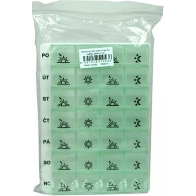 Obzor dávkovač léků typ 04 týdenní – Zboží Dáma