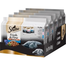 Sheba Fresh & Fine rybí výber v šťave pre dospelé mačky 5 x 15 x 50 g