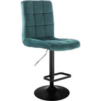 LuxuryForm Design Toledo Velur na čiernom tanieri zelená