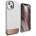 elago Glide Case - удароустойчив силиконов (TPU) калъф за iPhone 13 (мат-розово злато)