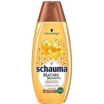 Schauma Nature Moments medový elixír a olej z opuncie mexické pro regeneraci a sílu šampon na vlasy 400 ml