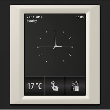 ELKO EP RF Touch-W Сензорно устройство за управление Черна(пластмаса) Перлен-металик Тъмно сив (RFTW-ABL-BPE-CDG)