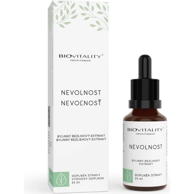 Green idea Nevolnost bezlihová tinktura kapky 25 ml