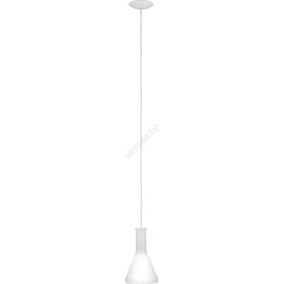EGLO 62264 - Пендел на кабел PASCOA 1xE27/60W/230V 16, 8 cm бял (EG62264)