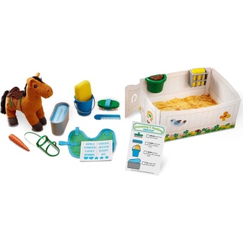 Image 1 of Melissa & Doug Игрален комплект Melissa & Doug - Грижа за конете (18537)