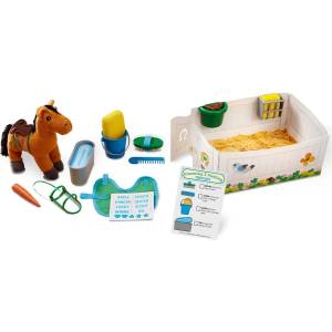 Melissa & Doug Игрален комплект Melissa & Doug - Грижа за конете (18537) - ozone