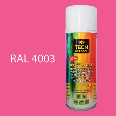 TECH AEROSOL Univerzální akrylová 400 ml vřesová fialová lesk
