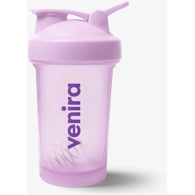 VENIRA shaker PRO s poutkem, fialový - 400 ml