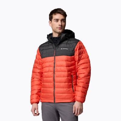 Мъжко яке Columbia Powder Lite II Hooded zing/shark