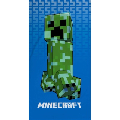 Halantex Osuška bavlna Minecraft Creeper 70 x 140 cm