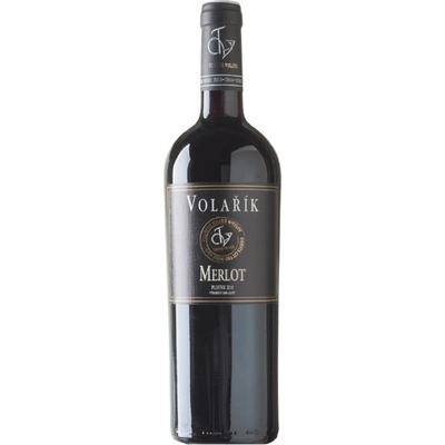 Volařík Merlot výběr z hroznů "Dolní Dunajovice Plotny" 2022 14,5% 0,75 l (čistá fľaša)