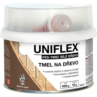 Uniflex Drevo polyesterový tmel 485 g + 15 g