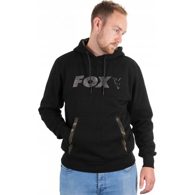 Fox mikina Black/Camo Print Hoody – Zboží Mobilmania
