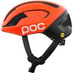 POC Каска за шосейно колоездене POC Omne Beacon Mips Bike helmet - Fluorescent Orange Matt / Uranium Black Matt - размер M 54-59 cm (851-1727-0412)
