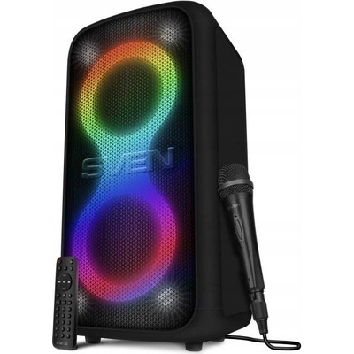 SVEN PS 1000 Bezdrátový reproduktor Bluetooth FM TWS RGB LED + mikrofon