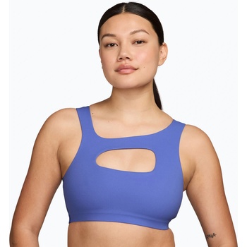 Nike Спортен сутиен Nike Zenvy Light-Support Lightly Lined sapphire/white