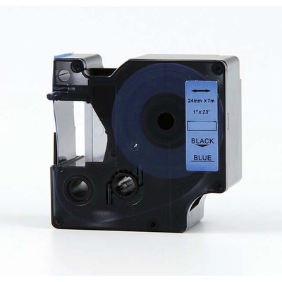 Compatible Съвместима лента с Dymo 53716, S0720960, 24mm x 7m, черен печат / син фон (53716)