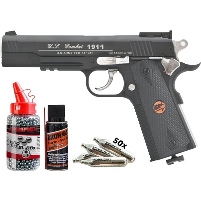 Bruni US Combat 1911 M 4,5 mm černá
