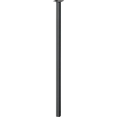 Stolová noha Tarrox štvorcová 800 x 25 x 25 mm čierná