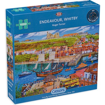 Gibsons Пъзел Gibsons от 1000 части - Уитби, Йоркшир, Англия, Роджър Търнър (G6286)