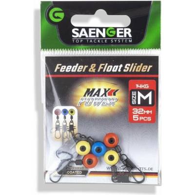 Saenger karabínka s korálikom Feeder & Float Slider L 5 ks