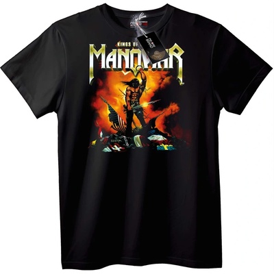 NOONEBRAND Тениска Крале на Manowar - M, Black