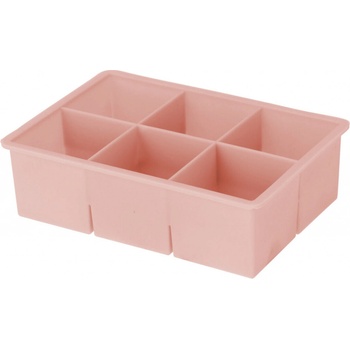 EH Excellent Houseware Forma na led na 6 kostek, 16,5 x 11,5 x 5 cm, růžová
