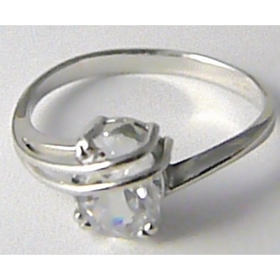 Klenoty Budín Mohutný zásnubní prsten s velkým zirkonem 323041178