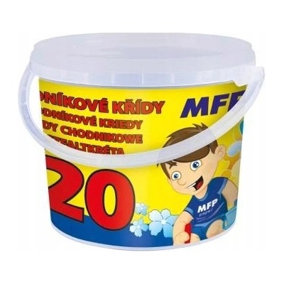 MFP křída chodníková oválná 20 barev