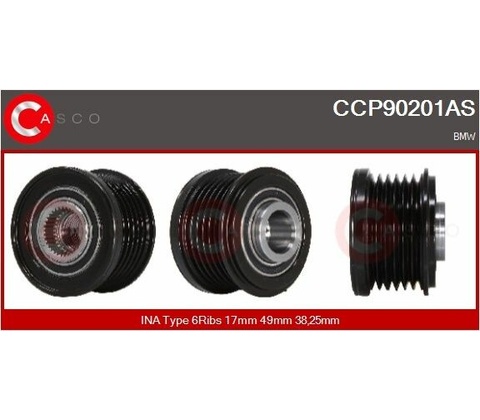 Řemenice, generátor CASCO CCP90201AS