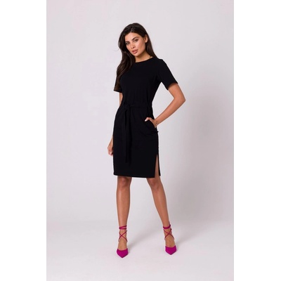 BeWear dámske šaty s vreckami B263 Black
