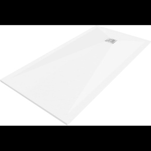 Mexen Stone+ правоъгълна композитна поддушова корито 180 x 90 см, бял - 44109018 (44109018)