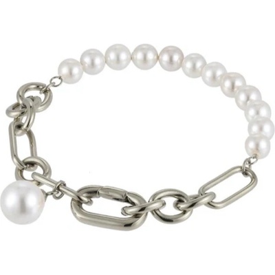Free Style Perlový náramek z chirurgické oceli BSS884