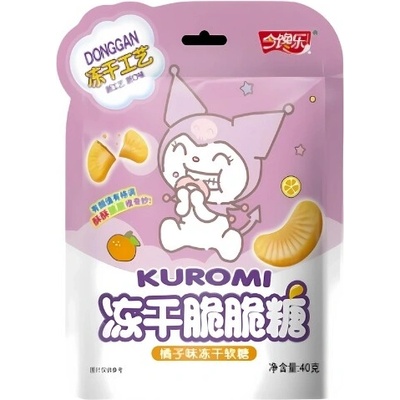 Wanmingtan Sanrio Kuromi Orange Freeze-Dried Crunchy Candy 40 g