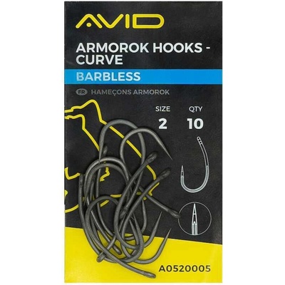 Avid Carp Armorok Hooks Curve Barbless vel.4 10 ks